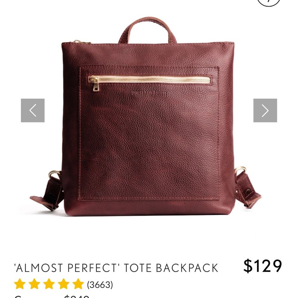 Portland Leather backpack